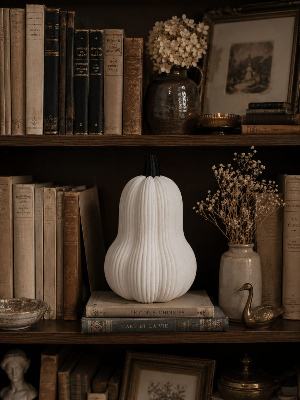 Deko Kürbis | Herbstdeko | 3D gedruckter Kürbis | Moderne Herbstdekoration | Halloween Deko | Tischdeko Herbst | Wohnzimmer Deko