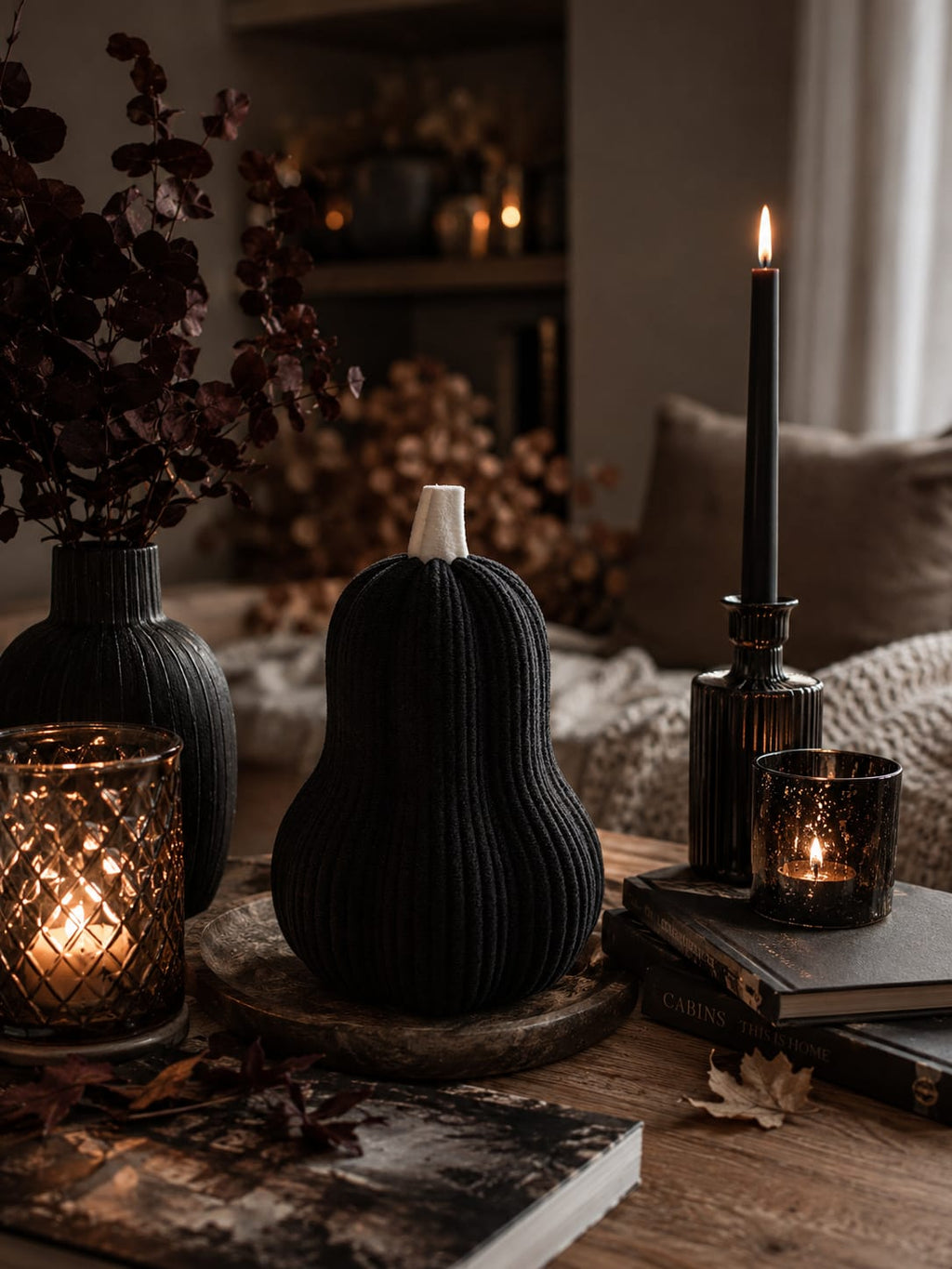 Deko Kürbis | Herbstdeko | 3D gedruckter Kürbis | Moderne Herbstdekoration | Halloween Deko | Tischdeko Herbst | Wohnzimmer Deko