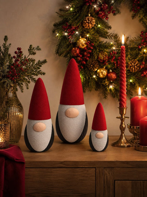 3er Set Weihnachtswichtel mit Geheimfach | Wichtel Weihnachtsdeko | Geldgeschenk Weihnachten | Farben wählbar