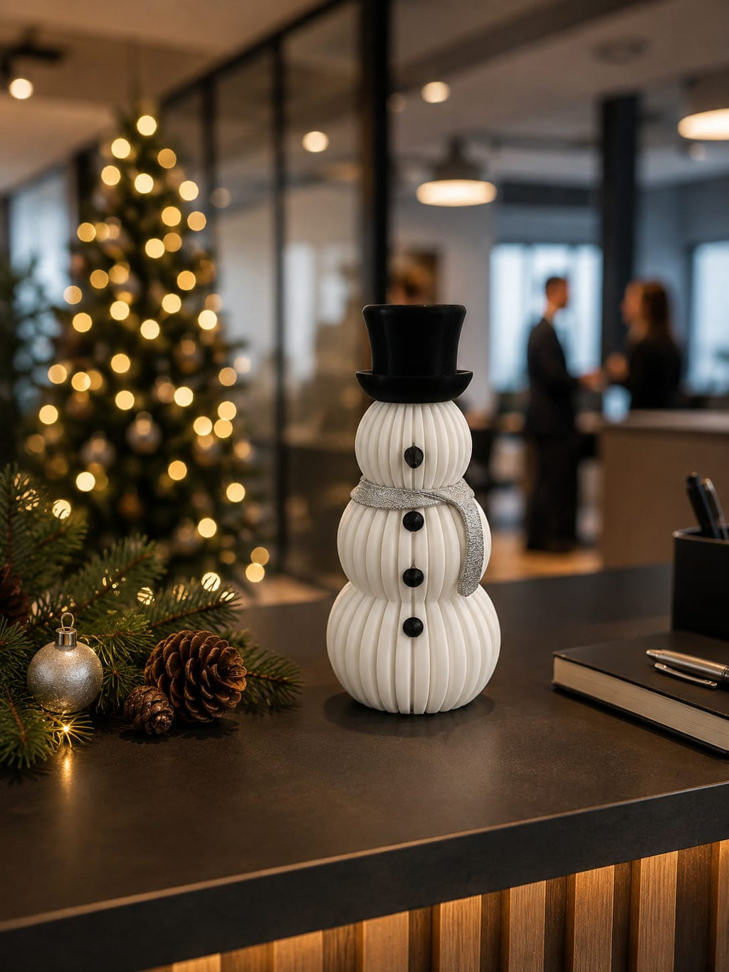 Leuchtender Schneemann mit individuell wählbaren Farben – Weihnachten | Winter | LED-Licht | Winterlich | Schnee | Snowman | Frosty