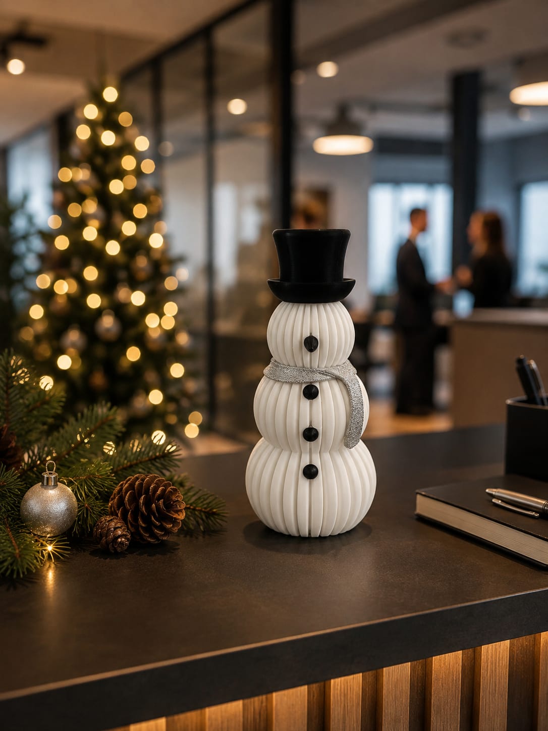 Leuchtender Schneemann mit individuell wählbaren Farben – Weihnachten | Winter | LED-Licht | Winterlich | Schnee | Snowman | Frosty