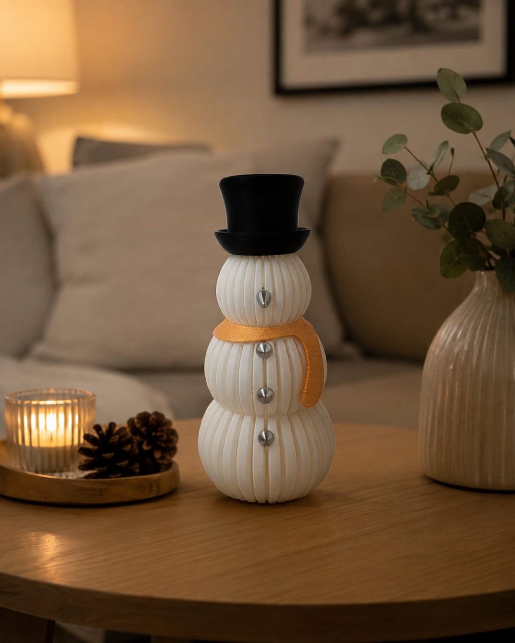 Leuchtender Schneemann mit individuell wählbaren Farben – Weihnachten | Winter | LED-Licht | Winterlich | Schnee | Snowman | Frosty
