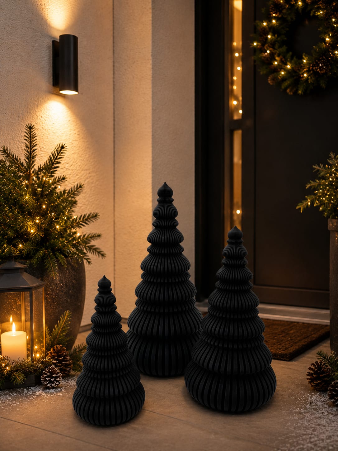 Weihnachtsbaum Deko | 3D gedruckter Tannenbaum | verschiedene Farben & Größen | Weihnachtsdeko | einzeln oder als 3er-Set