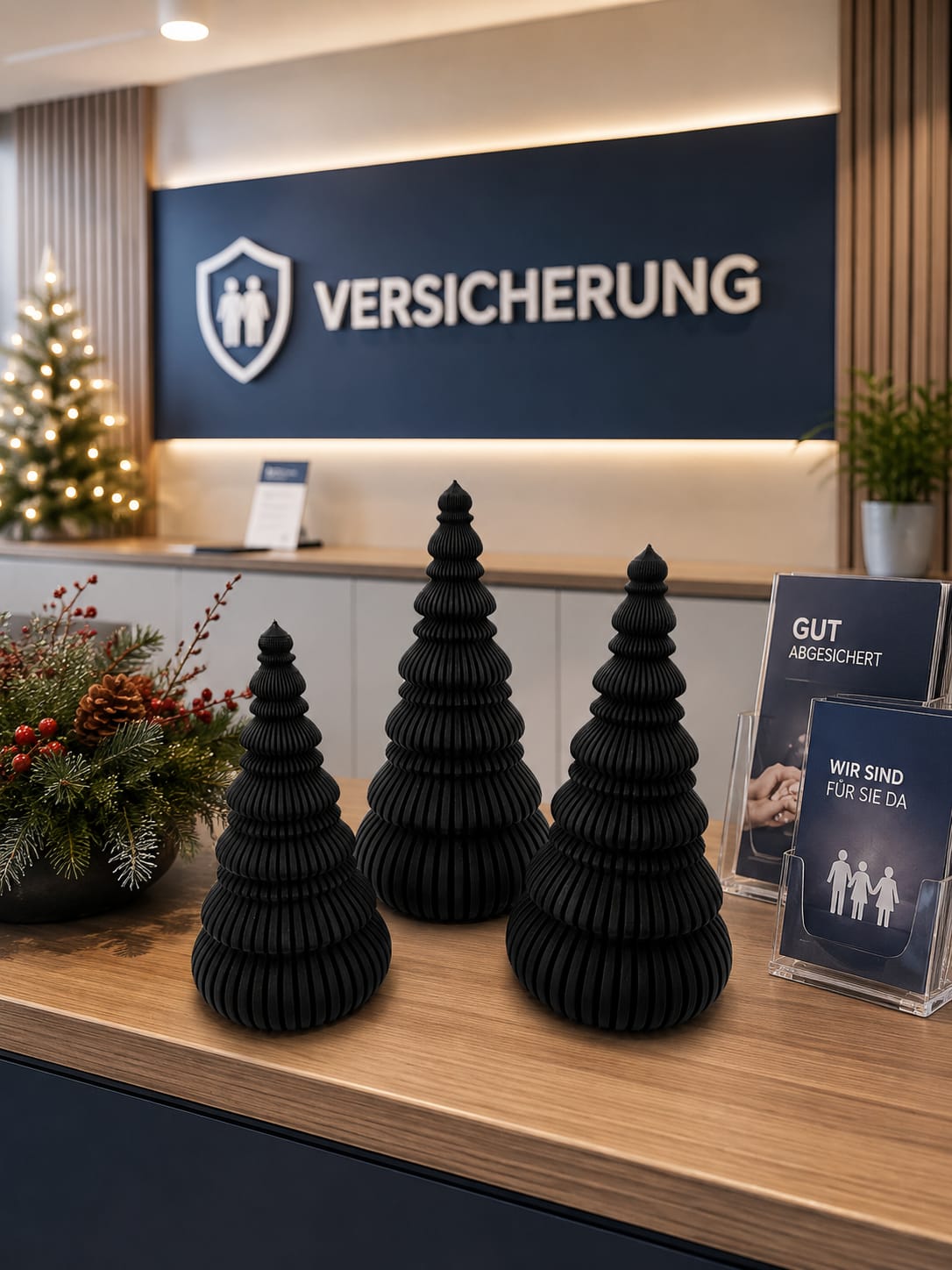 Weihnachtsbaum Deko | 3D gedruckter Tannenbaum | verschiedene Farben & Größen | Weihnachtsdeko | einzeln oder als 3er-Set
