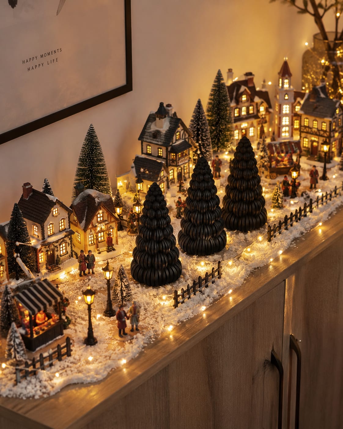 Weihnachtsbaum Bubbles gerippt | Moderne Weihnachtsdeko | verschiedene Farben und Größen | einzeln oder 3er-Set | Geschenkidee