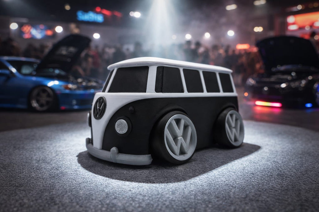 Spardose Bulli Sparschwein Geschenk für Männer Auto Liebhaber Bus Deko Vintage Geldgeschenk Urlaubskasse - VW T1 Stil