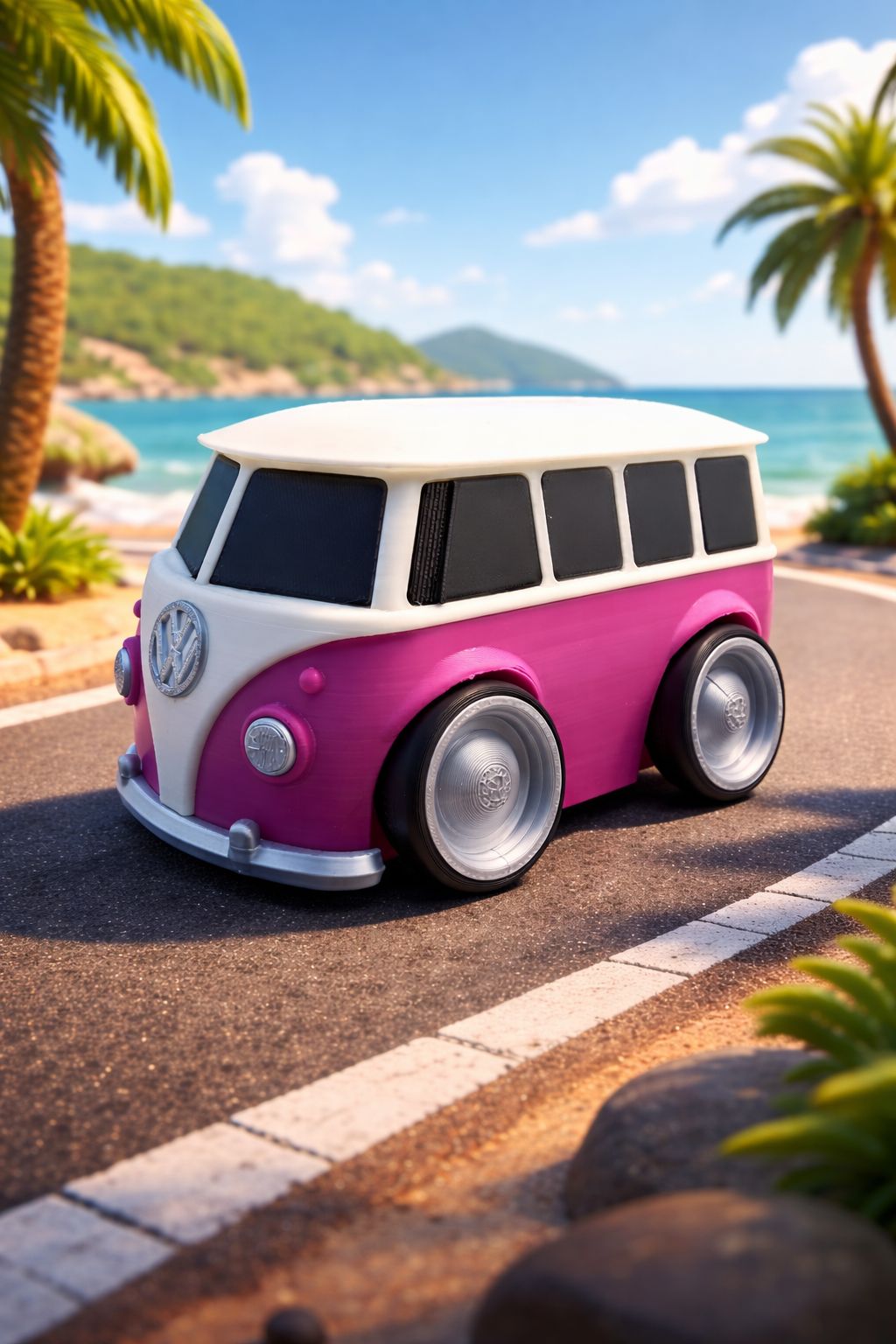 Spardose Bulli Sparschwein Geschenk für Männer Auto Liebhaber Bus Deko Vintage Geldgeschenk Urlaubskasse - VW T1 Stil
