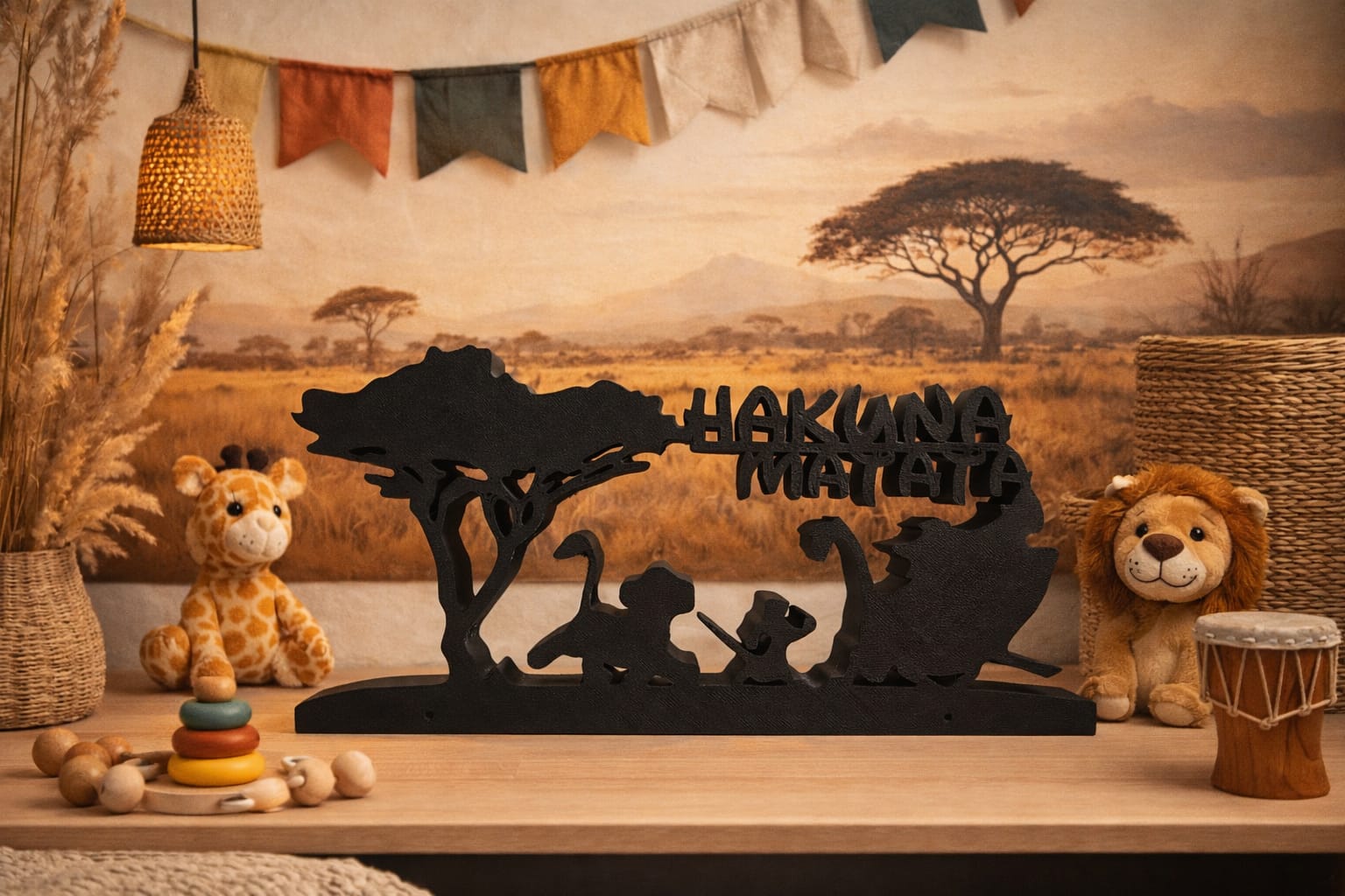 Hakuna Matata - Afrikanisches Deko-Highlight