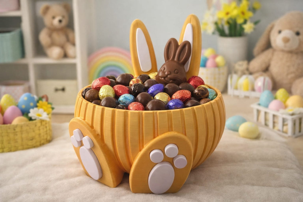 Moderne Osterhasenschalen - Ostern - Osterdekoration in verschiedenen Farben - stilvolle Dekoration - Osterhasen - Osterkörbchen