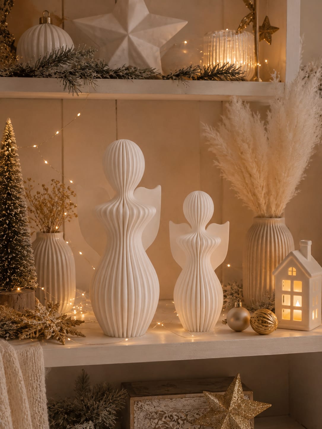 Dekorativer Engel aus 3D-Druck | Weihnachtsdeko | Schutzengel | Geschenkidee | verschiedene Größen & Farben