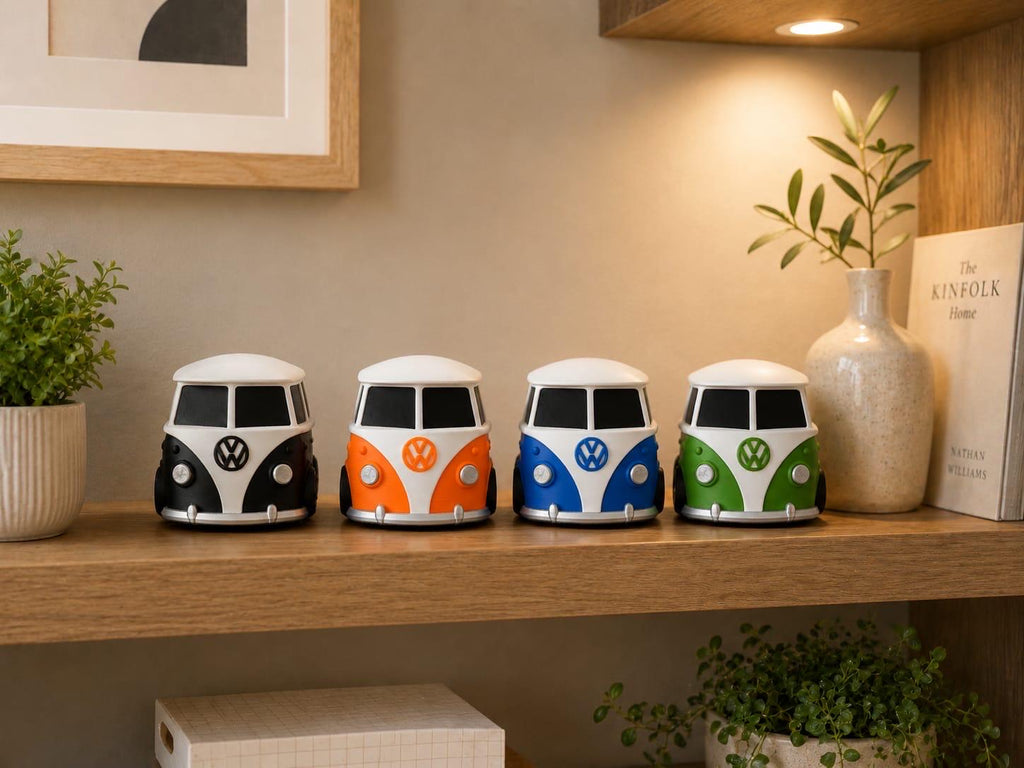 Spardose Bulli Sparschwein Geschenk für Männer Auto Liebhaber Bus Deko Vintage Geldgeschenk Urlaubskasse - VW T1 Stil